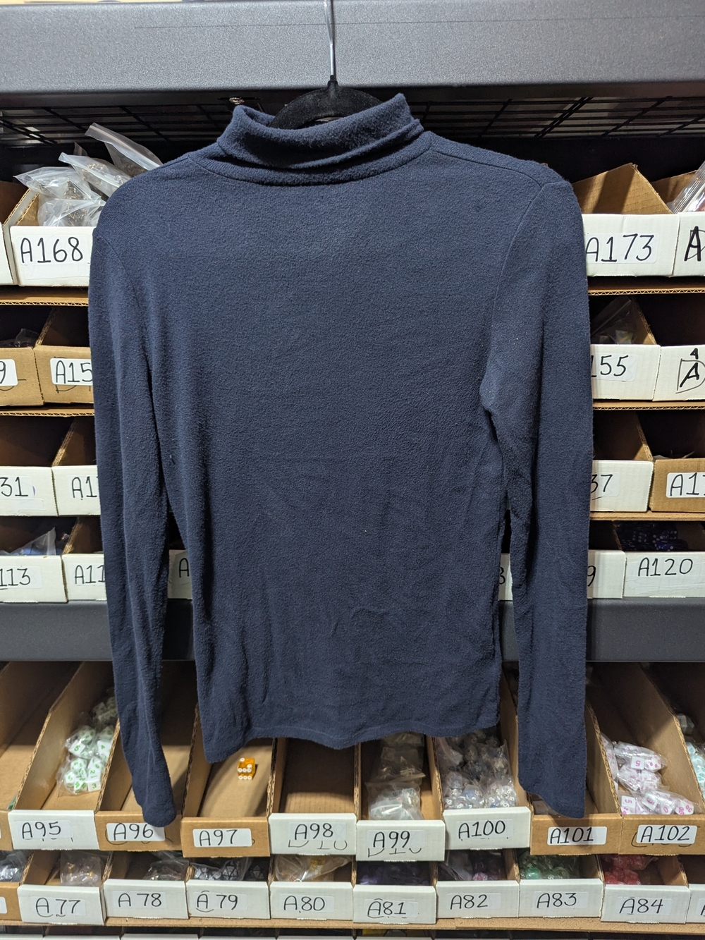 Express Women's Navy Blue Turtleneck Sweater XS